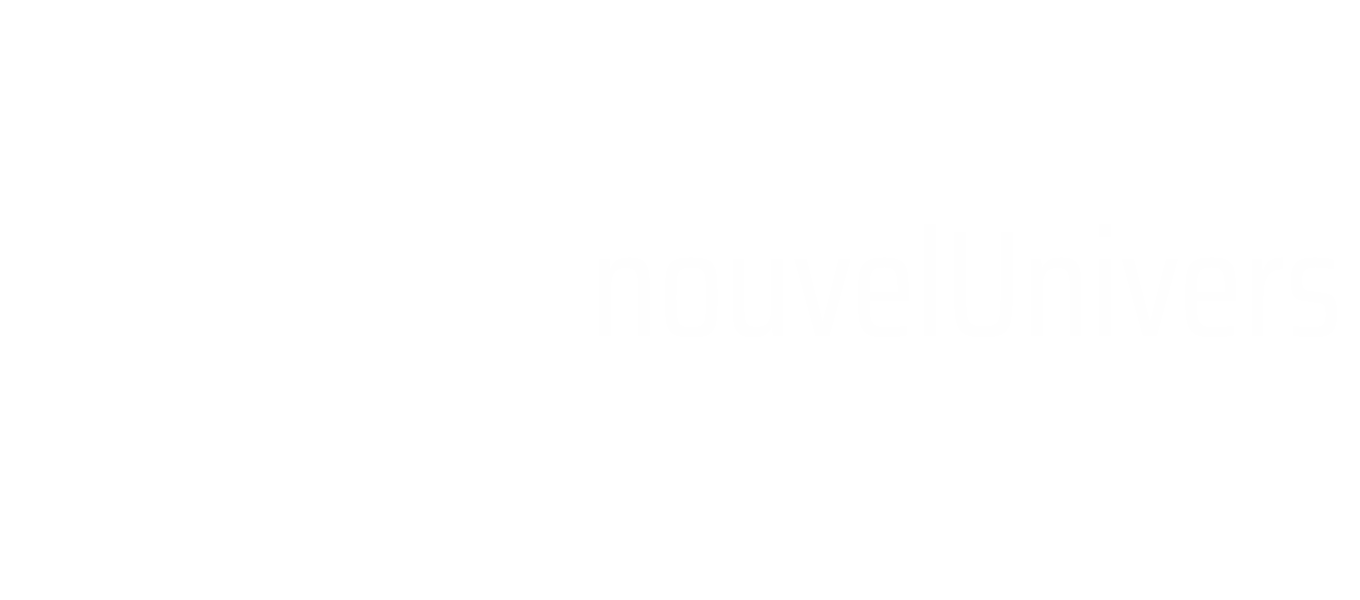 Logo nouvelUnivers long blanc