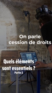 François-Xavier Driant - la cession de droits en photo et vidéo