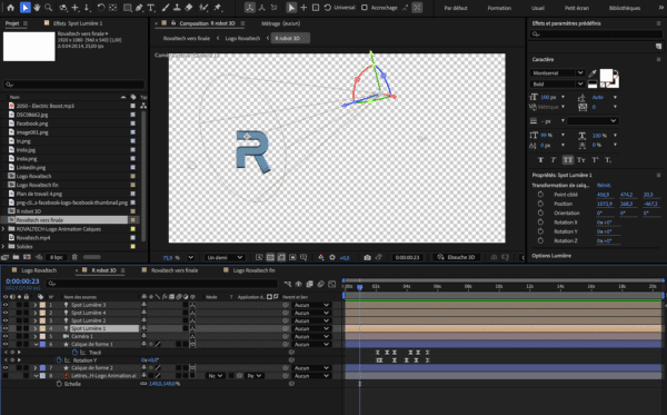 animation logo - François-Xavier Driant - vidéaste