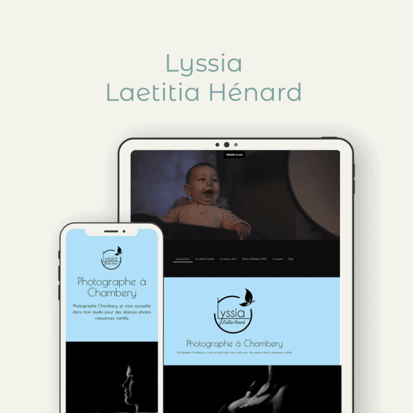 site web pour photographes