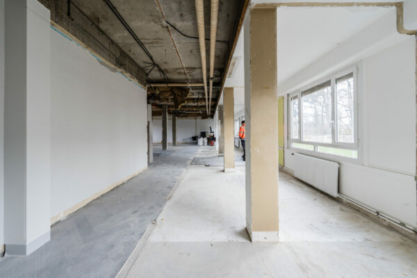 Détail des travaux de rénovation sur un chantier Frasil