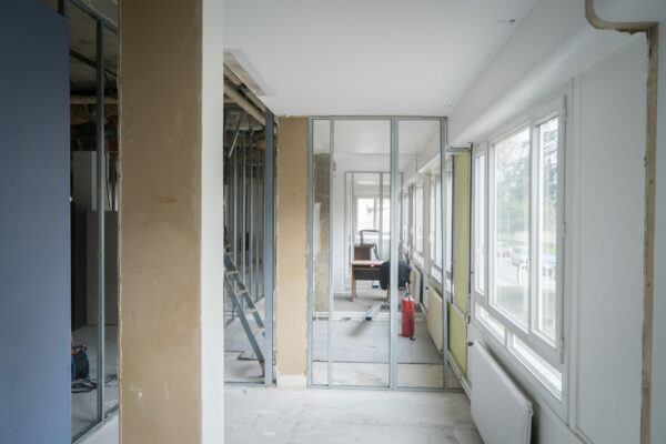 Détail des travaux de rénovation sur un chantier Frasil